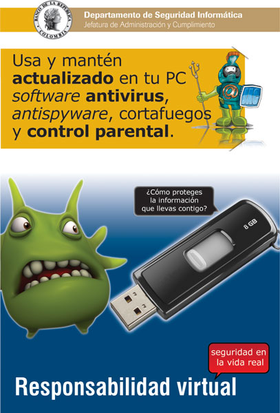 Diseño de afiches para campaña de comunicación interna. — Banco de la República, Diseño Gráfico