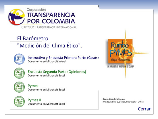 Multimedia interactiva de divulgación. — Transparencia por Colombia, Multimedia